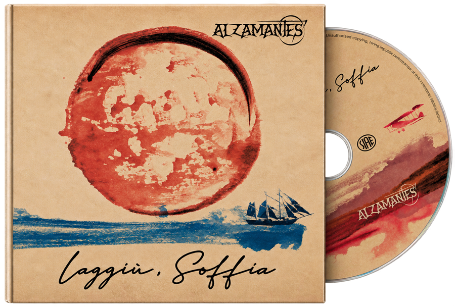 Digipack e CD di Laggiù, Soffia