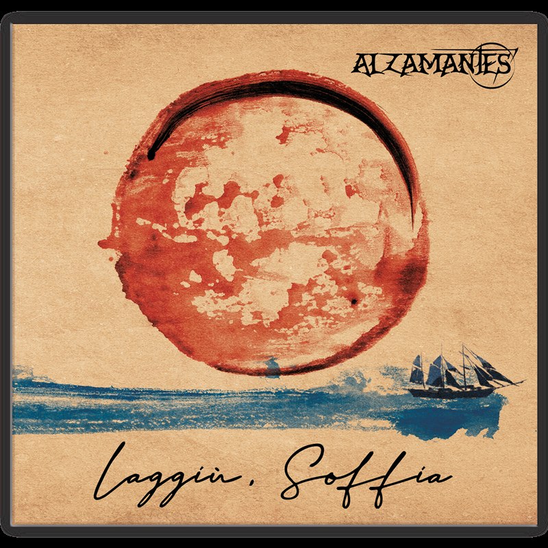 Copertina del disco Laggiù Soffia